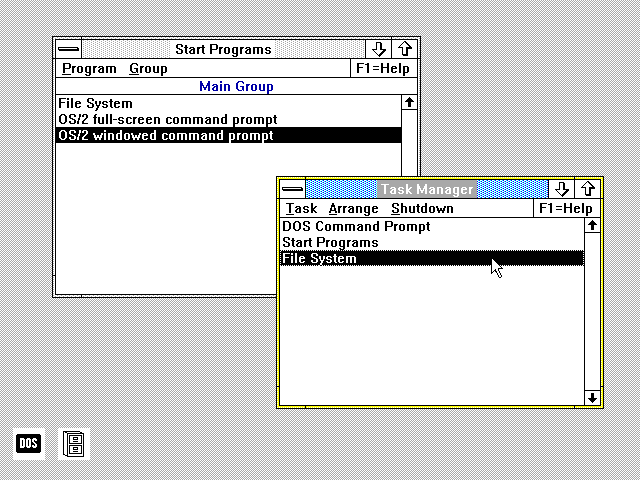 OS2 1.10 - Start Programs